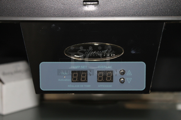 BRAND NEW SCRATCH AND DENT! Danby DBC514BLS Silhouette Stainless Steel Commercial 11 Bottle / 132 Can Capacity Cooler Merchandiser. Has Electronic Controls and Reversible Door. 115 Volts, 1 Phase. Tested and Working! - Image 6 of 10