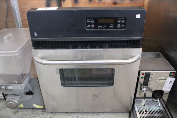 General Electric Model J RP20S K1SS Chrome Finish Electric Powered Convection Oven. 120/208/240 Volts. 24x28x29 - Image 1 of 7