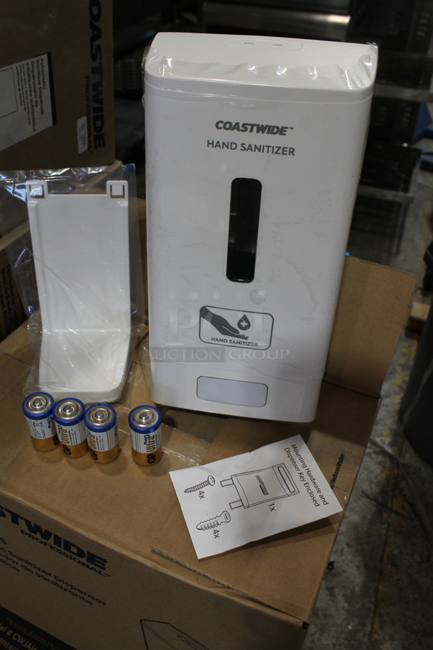 9 Boxes of 4 BRAND NEW! Coastwide J Series White Poly Hand Sanitizer Dispensers. 9 Times Your Bid! - Image 2 of 5