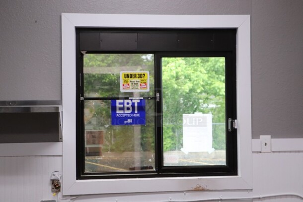 Drive Through Window
46-1/2 x 42-1/2
BUYER REMOVAL (Recommend Company who Specializes in Window Removal). ***SECOND PHASE REMOVAL*** 


 - Image 2 of 2