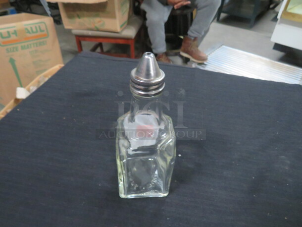 NEW Clear Glass Vinegar Bottle. 6XBID - Image 1 of 1