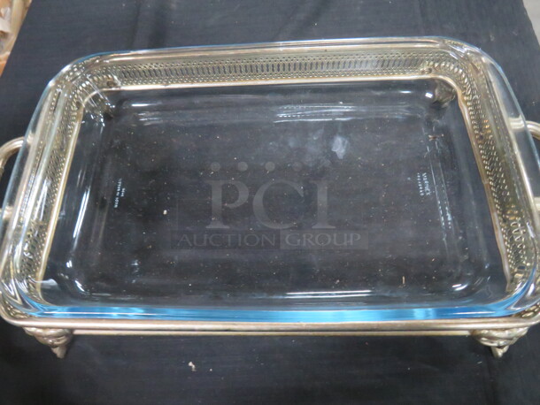 One Serving Dish With Lid. 16X8X4 - Image 2 of 2