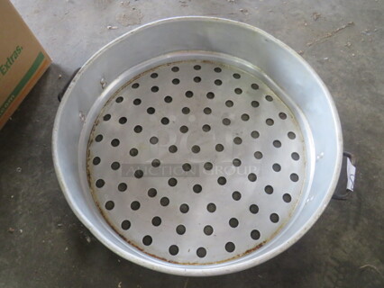 One Aluminum Steamer Pot.