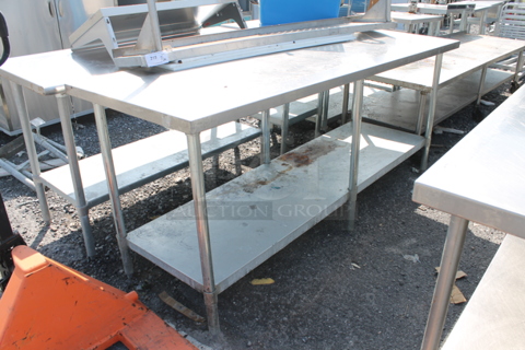Stainless Steel Commercial Table w/ Under Shelf.
