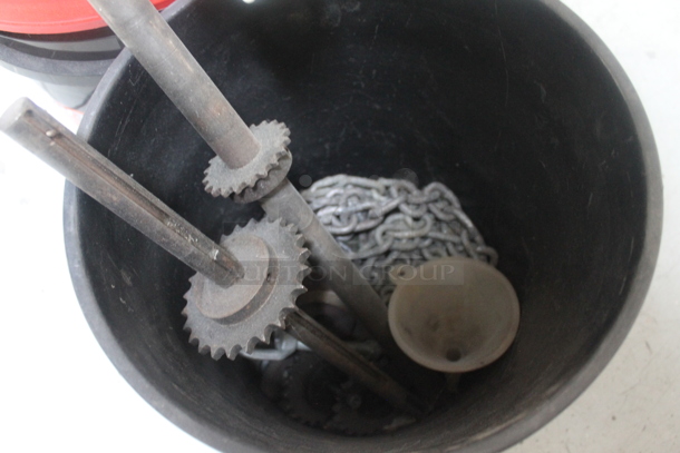 ALL ONE MONEY! Lot of Various Poly Buckets. BUYER MUST REMOVE. - Image 4 of 4