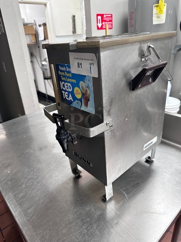Clean! BUNN TD4 SQUARE Commercial ICED TEA DISPENSER S/N C42872 NSF  - Image 3 of 7