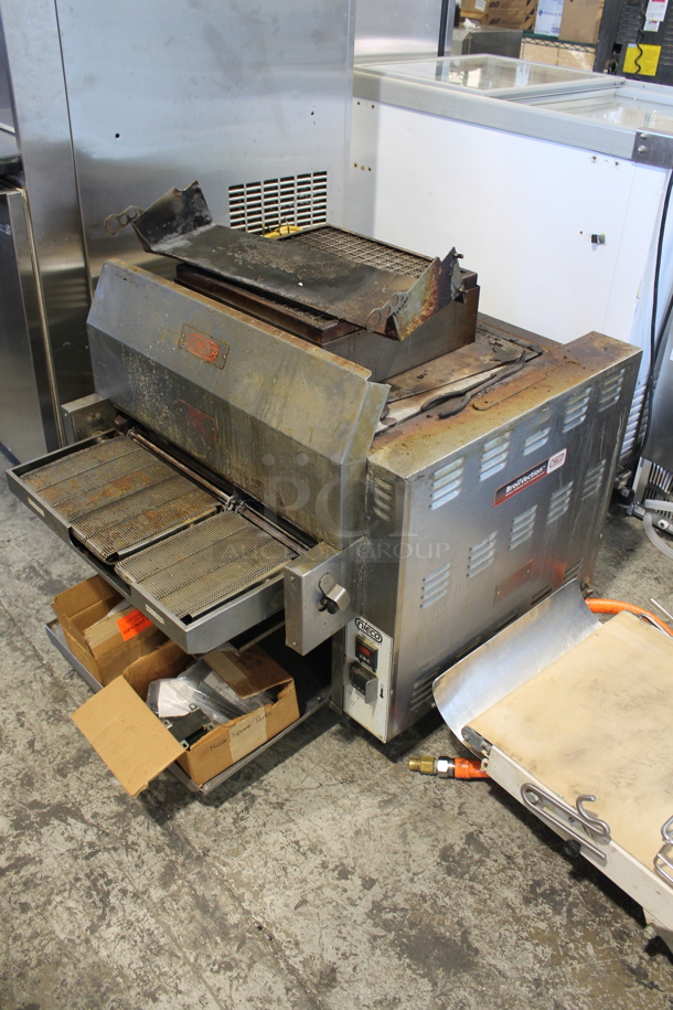 2018 Nieco JF63-2G Stainless Steel Commercial Countertop Natural Gas Powered BroilVection Conveyor Charbroiled Burger Grill. - Image 2 of 9