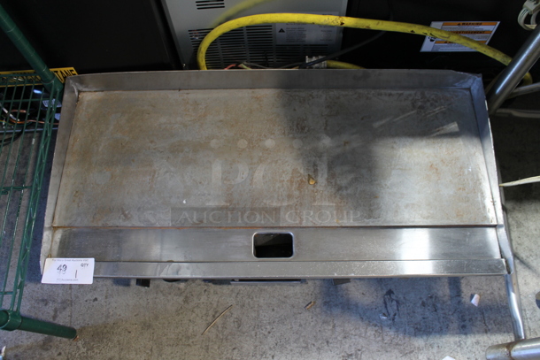 Globe PG36E Stainless Steel Commercial Countertop Electric Powered Flat Top Griddle. 208/240 Volts.  - Image 2 of 5