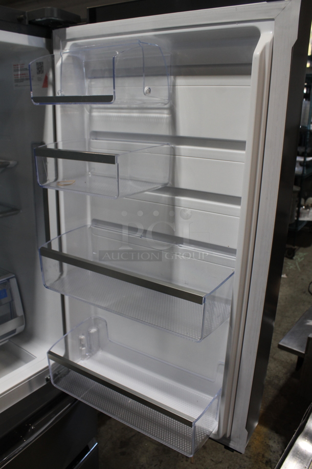 Frigidaire Stainless Steel Cooler Freezer Combo Unit. Tested and Working! - Image 5 of 10