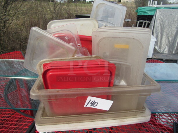 One Lot Of Assorted Food Storage Containers.