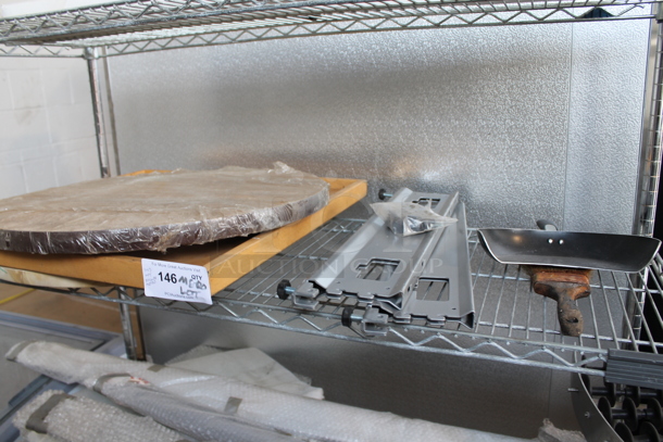 ALL ONE MONEY! Metro Lot of Various Items Including Metal Pieces. Does Not Include Shelving Unit. - Image 3 of 5