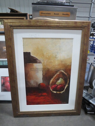 One 39X52 Framed Picture.
