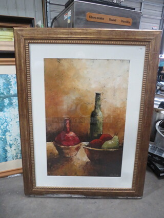 One 39X52 Framed Picture.