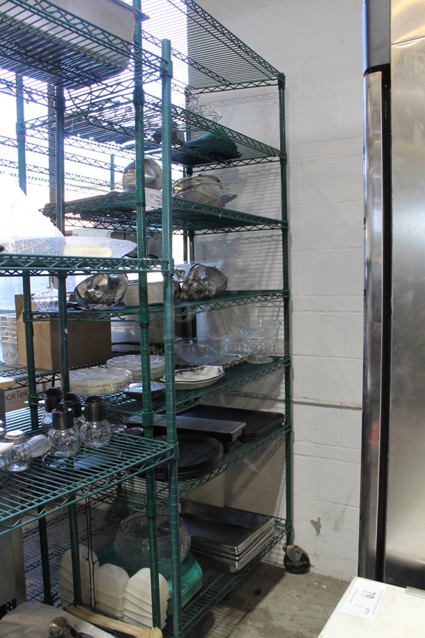 ALL ONE MONEY! Metro Lot of Various Items Including Stainless Steel Drop In Bins, Trays and Dishes. Metro Shelf Not Included. - Image 1 of 7