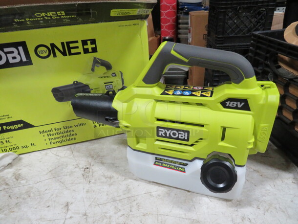 One NEW Ryobi One 18V Fogger. Sprays Up To 15ft. - Image 1 of 1