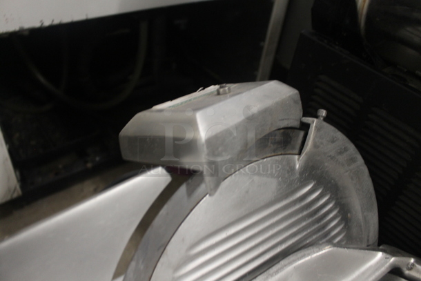 General Slicing SM-12A Stainless Steel Commercial Countertop Automatic Meat Slicer w/ Blade Sharpener. 115 Volts, 1 Phase.  Tested and Working! - Image 4 of 7