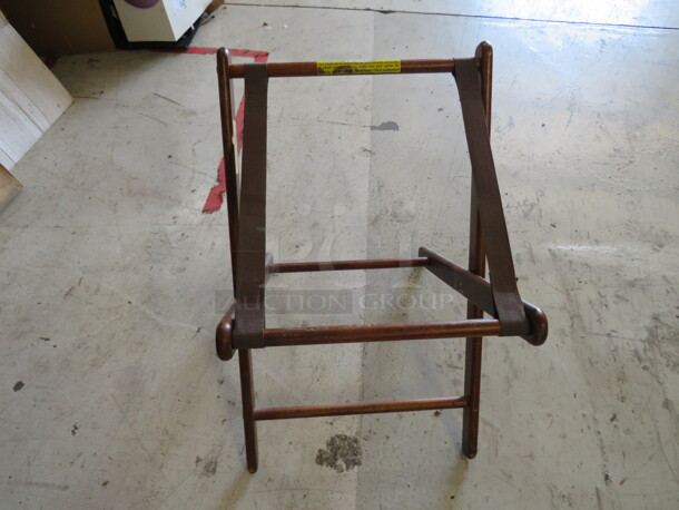 One Wooden Infant Seat Holder.  - Image 2 of 2