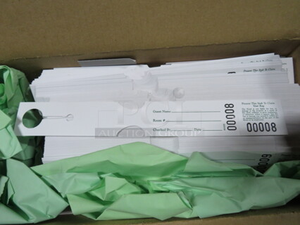 One Box Of 1,000 Claim Checks. 