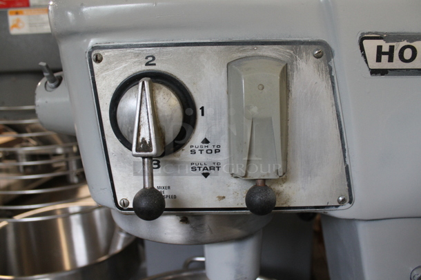 Hobart D 300 Metal Commercial Floor Style 30 Quart Planetary Dough Mixer w/ Stainless Steel Mixing Bowl and Paddle Attachment. 200 Volts, 3 Phase.  - Image 3 of 10