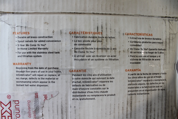 BRAND NEW IN BOX! Insinkerator Indulge Instant Hot Water Dispenser. - Image 4 of 6