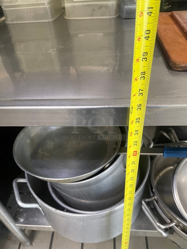 Clean! Commercial Stainless Steel Table With Stainless Shelf NSF 48x36x36 - Image 7 of 7