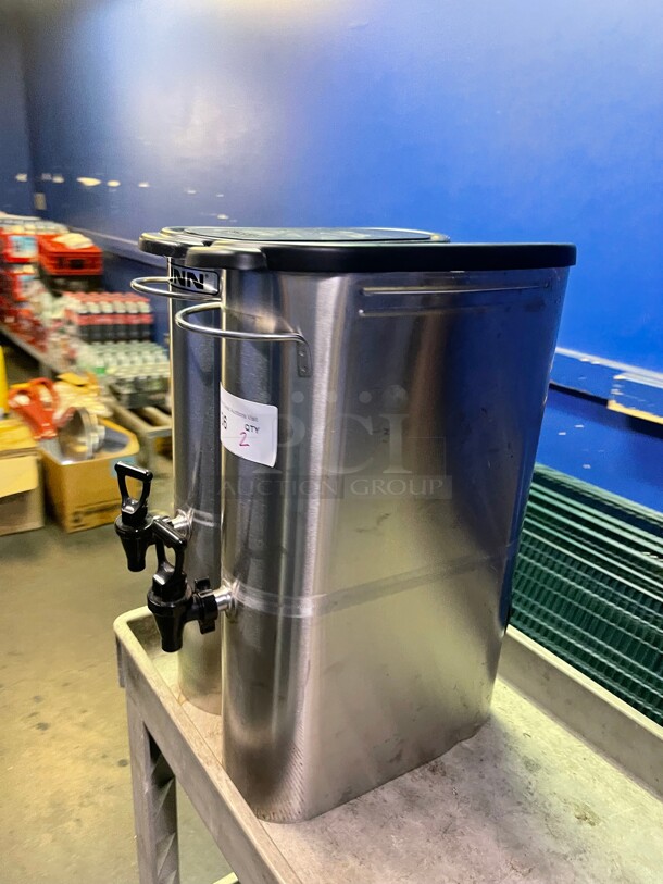 Nice! Bunn TDO-N-3.5 3.5 Gallon Narrow Commercial Iced Tea Dispenser with Pinch Tube Faucet NSF 6x15x22 - Image 3 of 9