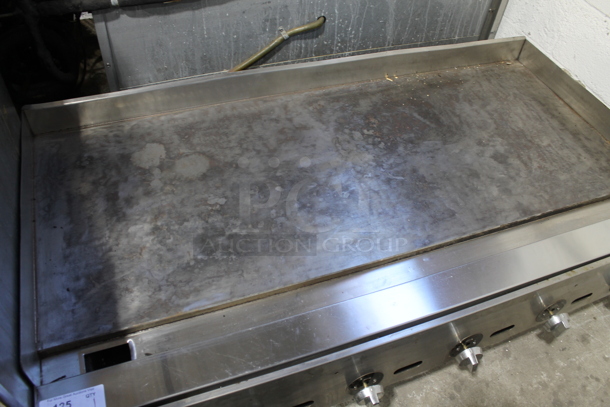 Precision Stainless Steel Commercial Countertop Natural Gas Powered Flat Top Griddle. - Image 2 of 4