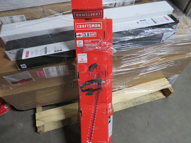 One Craftsman 3.8 Amp Electric Hedge Trimmer. - Image 1 of 1