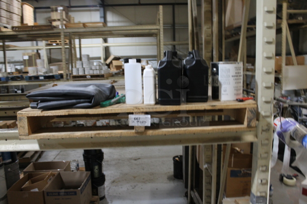 ALL ONE MONEY! TWO PALLET LOT of Various Items Including Poly Jugs and Cardboard.  BUYER MUST REMOVE. - Image 2 of 7