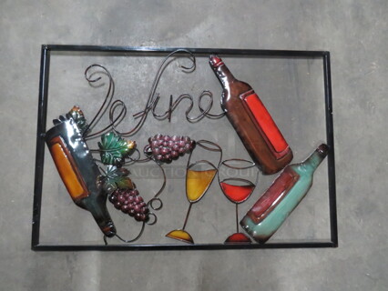 One 26X17 Metal Wall Decor. 