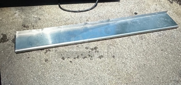 One Stainless Steel Shelf. No Brackets. 72X10 - Image 1 of 1