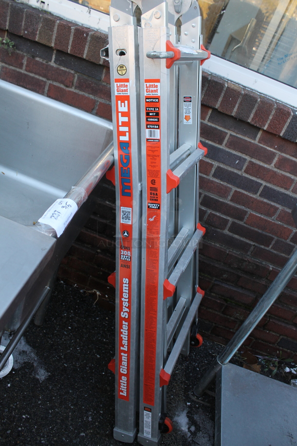 Little Giant A Frame and Straight Multi Functional Ladder. - Image 5 of 8