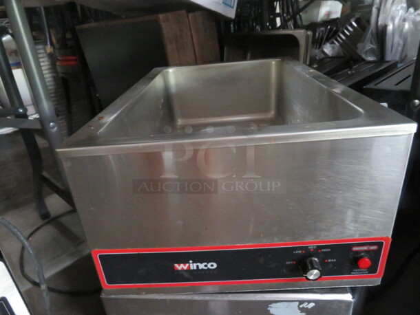 One Winco Food Warmer. Model# FW-S500. 120 Volt. 1200 Watt.  - Image 1 of 1