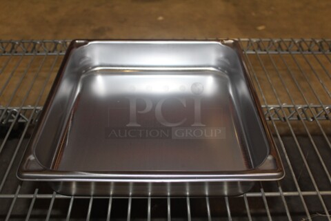 NEW! 6 Vollrath 2/3 Size x 2.5" Stainless Steel Perforated Insert/Pans. 6X Your Bid! 