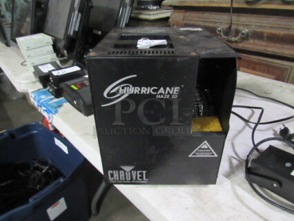 One Chauvet Hurricane Haze2D Haze Machine. 120 Volt.