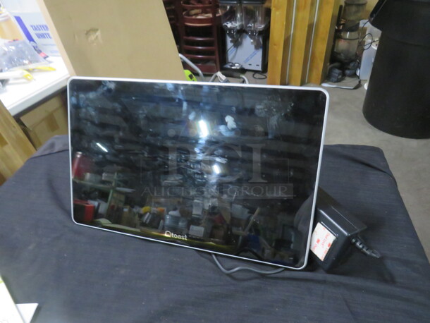 One Toast All In One POS System On Wall Mount Bracket. #LS27203M41090. - Image 1 of 2