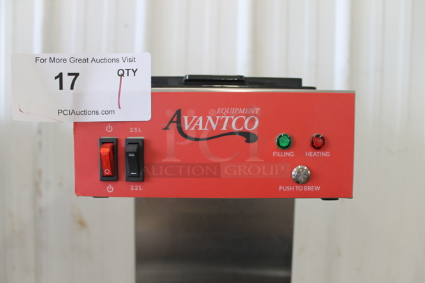 BRAND NEW SCRATCH AND DENT! Avantco 177CMAPADJ Stainless Steel Commercial Coffee Machine. 120 Volts, 1 Phase.   - Image 2 of 5