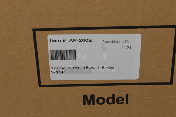 BRAND NEW IN BOX! Cecilware Grindmaster AP-200E Stainless Steel Commercial Coffee Machine w/ Hot Water Dispenser. Stock Picture Used as Galley. 120 Volts, 1 Phase. - Image 3 of 5