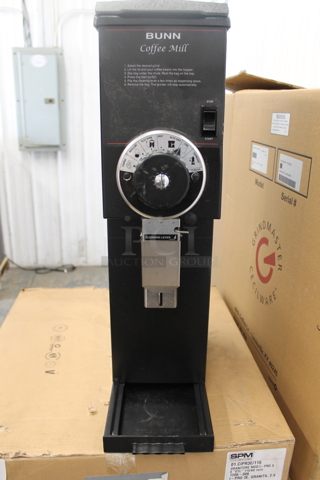 2022 Bunn G3 HD Metal Commercial Countertop Coffee Bean Grinder. 120 Volts, 1 Phase. Tested and Working!

