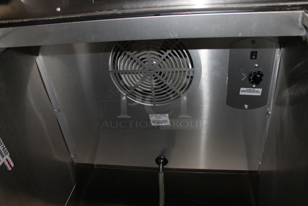 2013 True TS-23G-LD Stainless Steel Commercial Single Door Cooler Merchandiser w/ Poly Coated Racks. 115 Volts, 1 Phase. Tested and Working! - Image 8 of 9