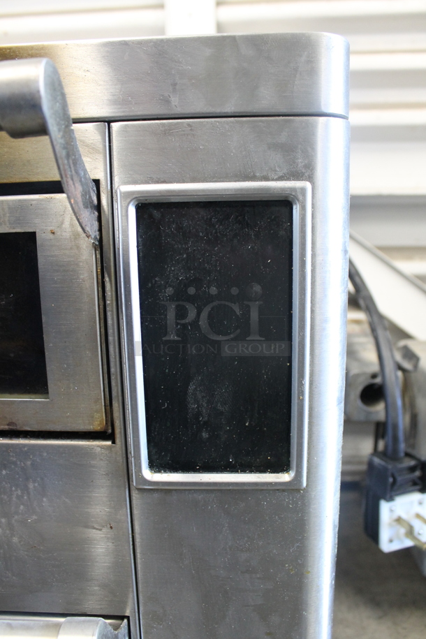 2019 Turbochef HHD Stainless Steel Commercial Countertop Double Batch / Double Deck Rapid Cook Oven. 208/240 Volts, 1 Phase.  - Image 6 of 10