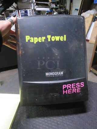 One Paper Towel Dispenser.