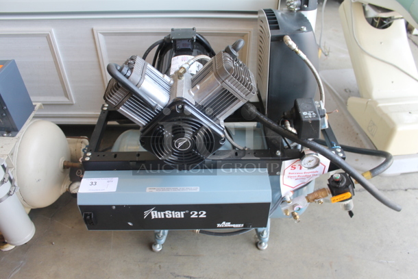 Air Techniques AirStar 22 Metal Commercial Floor Style Dental Air Compressor. 208-230 Volts, 1 Phase. - Image 1 of 7