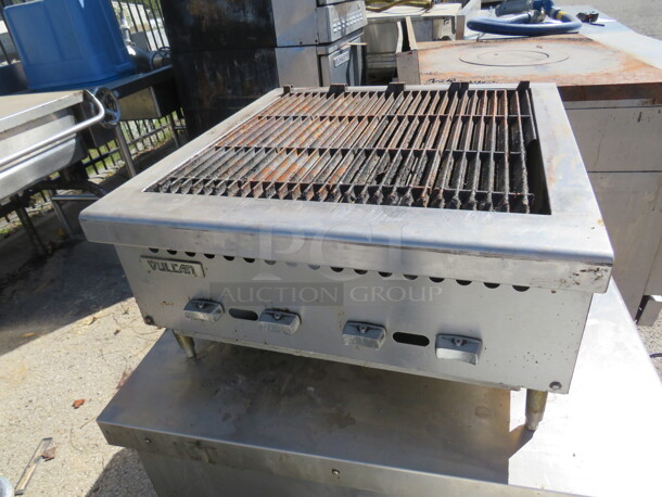 One Vulcan Gas Charbroiler. 25X27X13 - Image 1 of 1