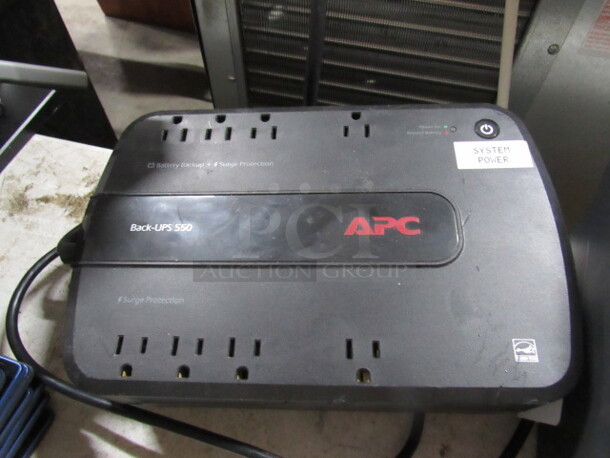 One APC Battery Back Up. #UPS550.