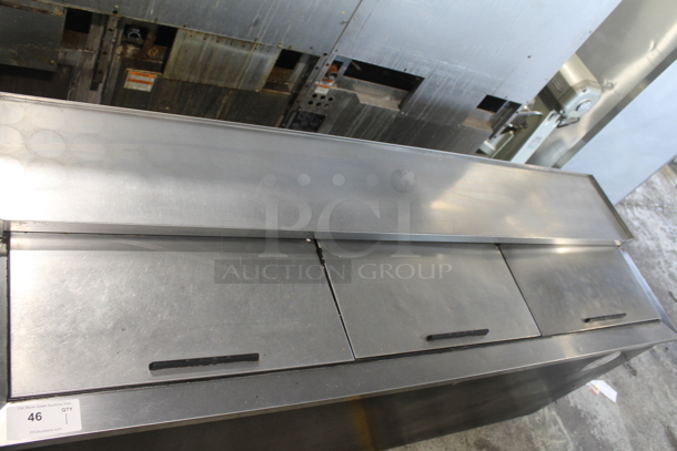 Beverage Air DW79-B Stainless Steel Commercial Back Bar Bottle Cooler w/ 3 Sliding Lids. 115 Volts, 1 Phase. Tested and Powers On But Does Not Get Cold - Image 4 of 11