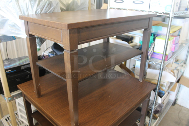 Wooden Coffee Table w/ Under Shelf. - Image 2 of 4