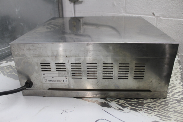 Sirman Forno Pizza Stainless Steel Commercial Countertop Electric Powered Pizza Oven. 230 Volts, 1 Phase.  - Image 4 of 9