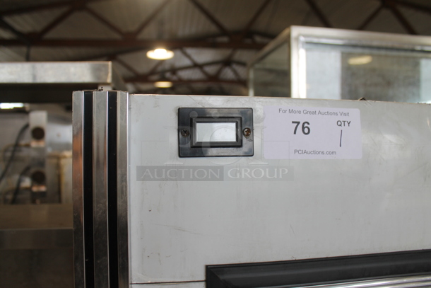 CustomCool BW78 Metal Commercial 2 Door Cooler Merchandiser. 115 Volts, 1 Phase. Does Not Come w/ Remote compressor.  - Image 4 of 10