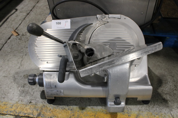 Hobart Model 2812 Stainless Steel Commercial Countertop Meat Slicer. 26x24x24. Tested and Working!